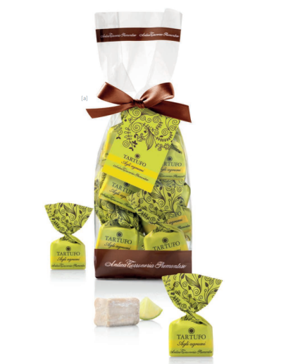Torrone – ČOKOLÁDOVÉ PRALINKY TARTUFO CITRUSOVÉ, BEZ GMO, BEZ LEPKU
